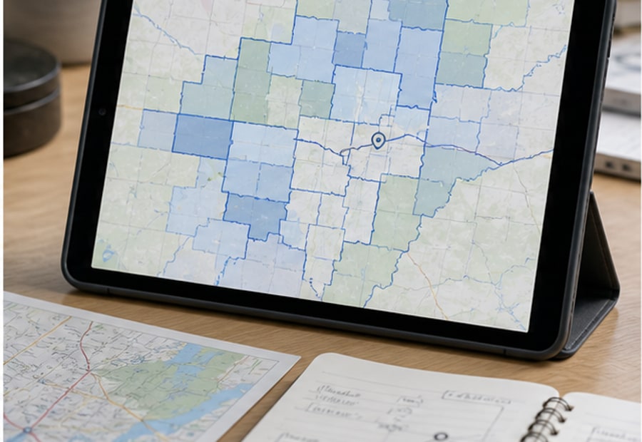 county maps county lines research workflow